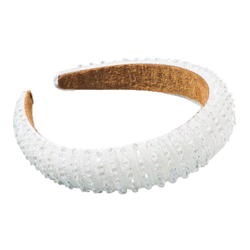 Beaded Bling Diamond Headband