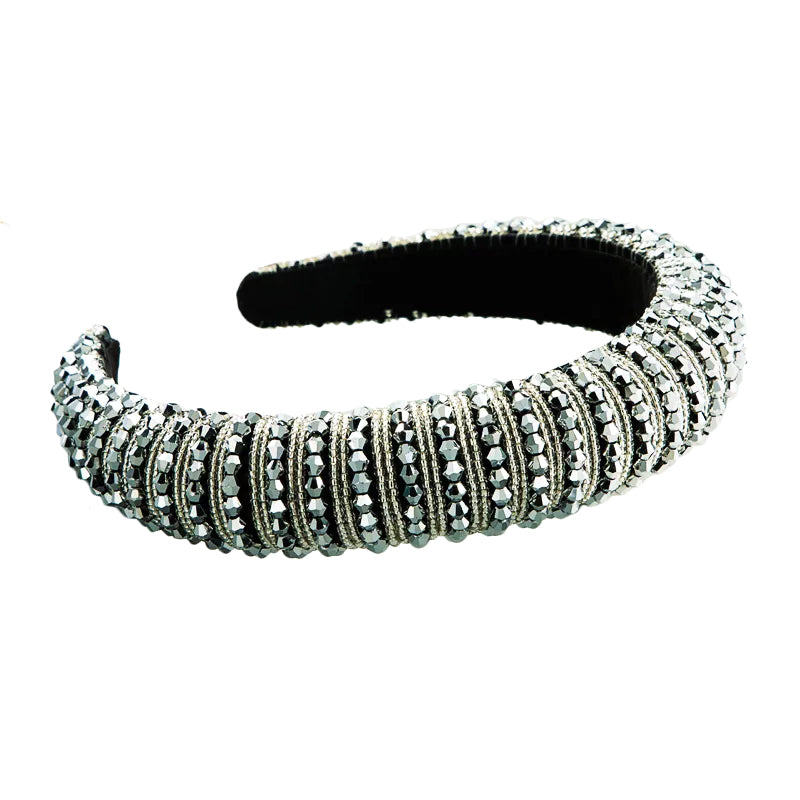 Beaded Bling Diamond Headband