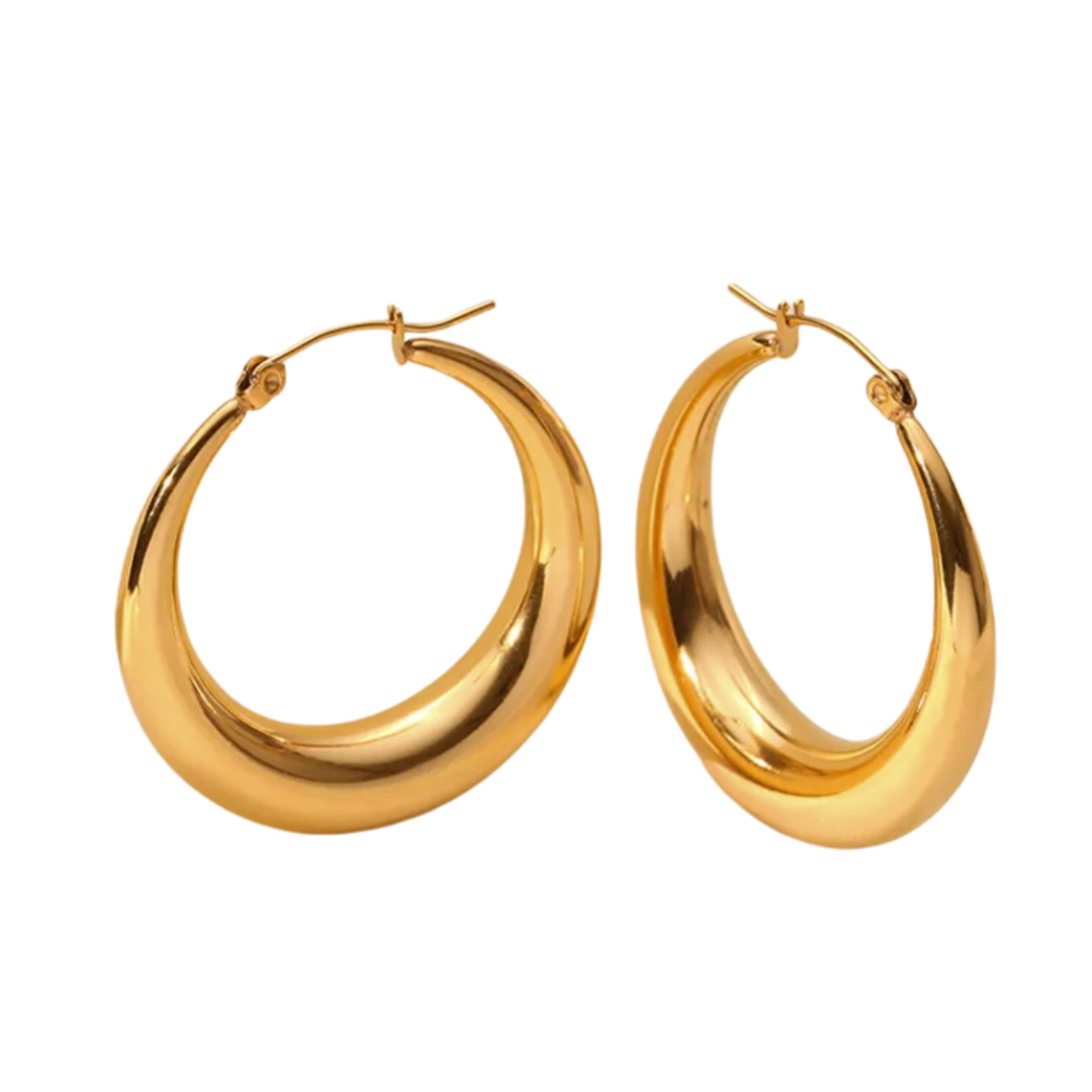 The Everyday 18K Gold Plated Hoop Earrings