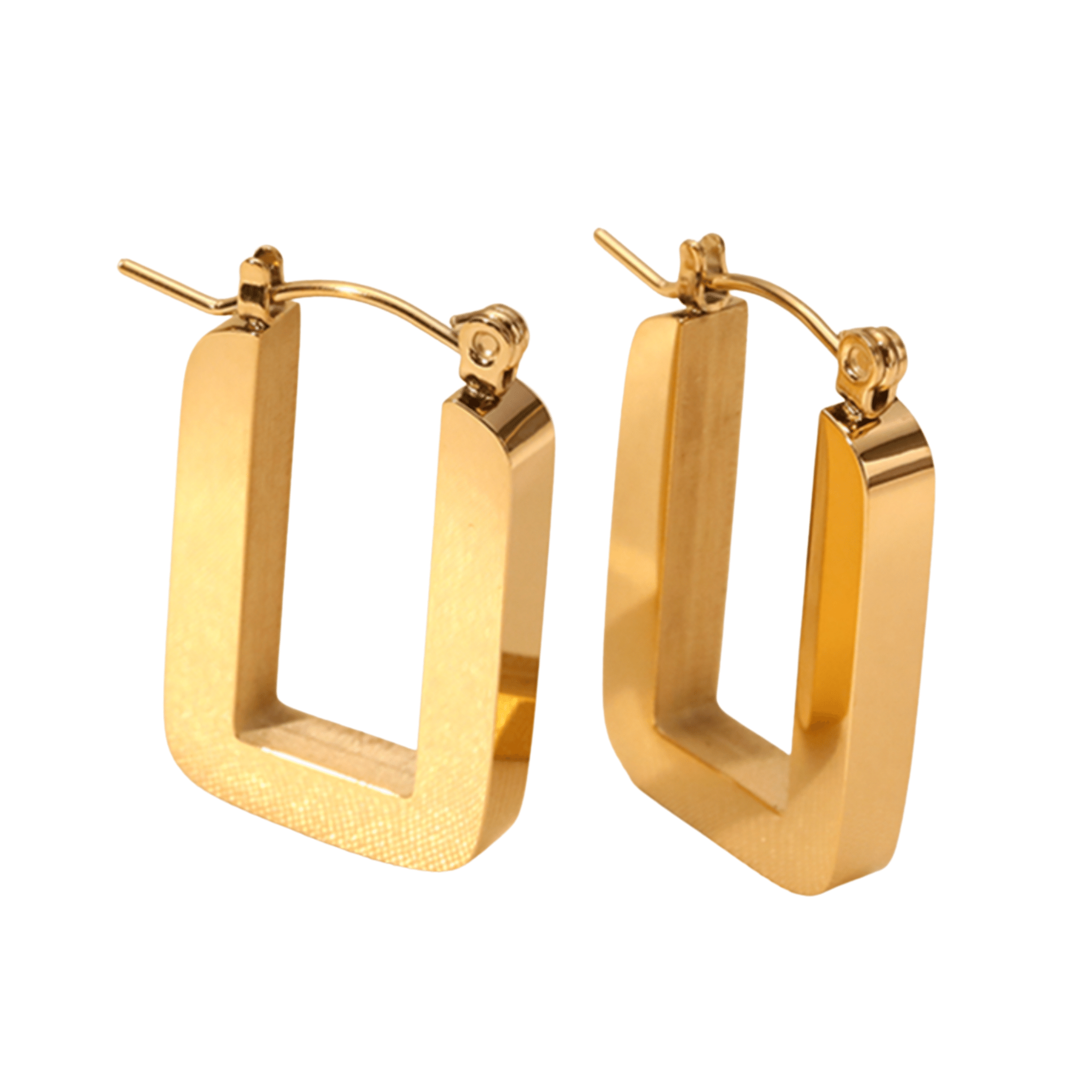 Darling Lure U-Shape 18K Gold Plated Earrings