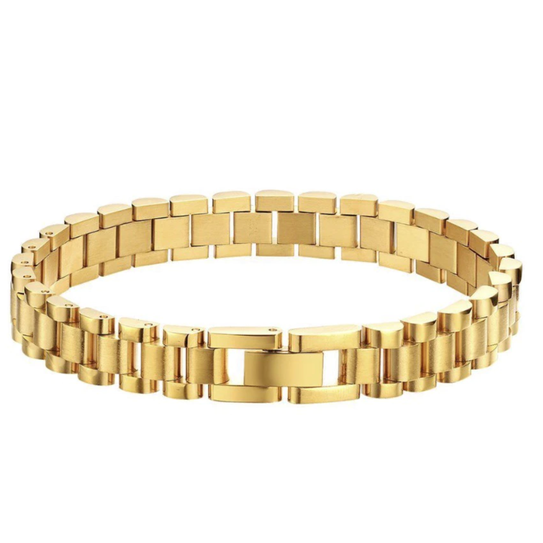 Rollo Watchband 18K Gold Plated Bracelet - Unisex