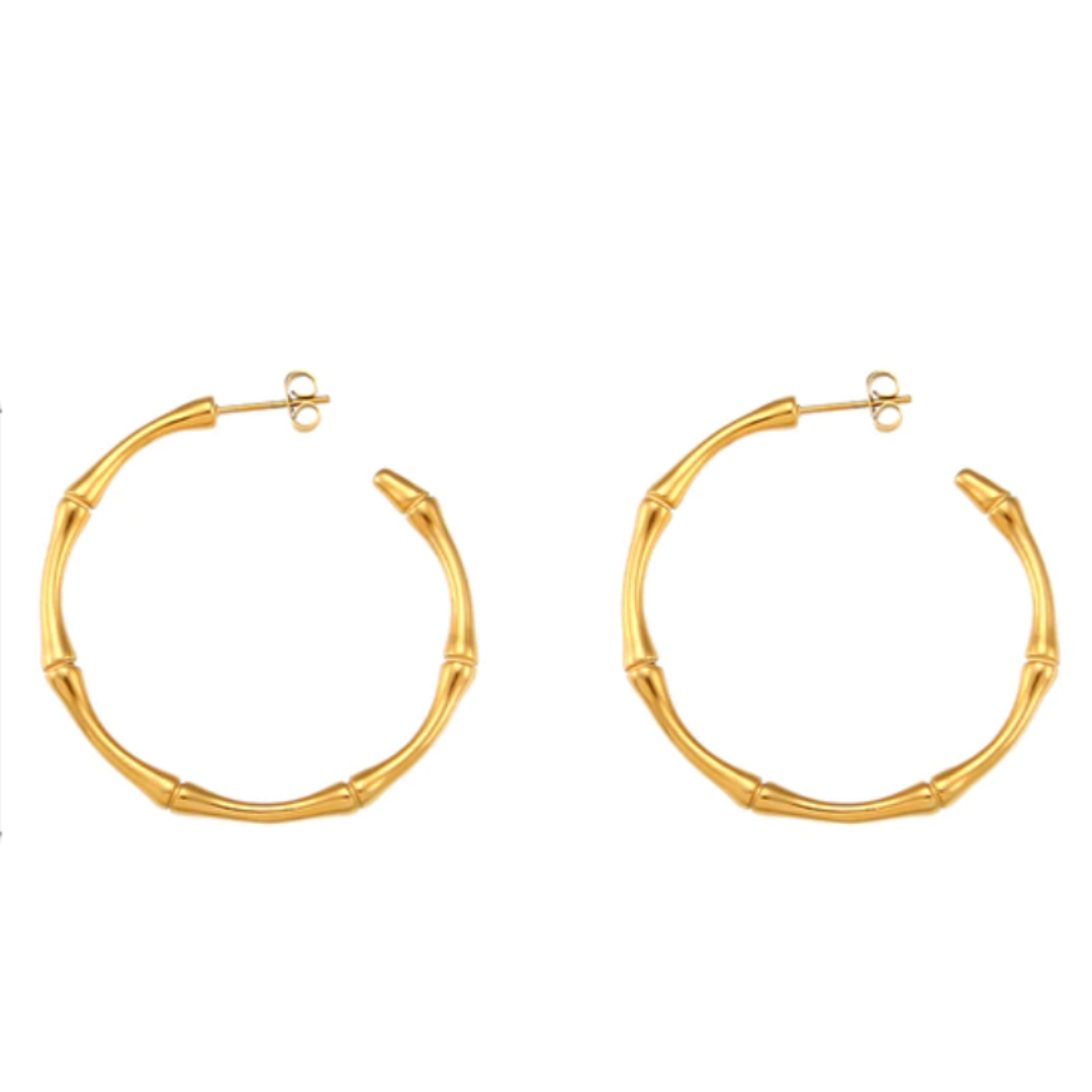 The Bam 18K Gold Hoop Earrings