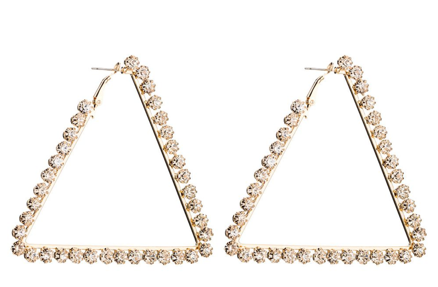Rylee Triangle Hoop Earrings