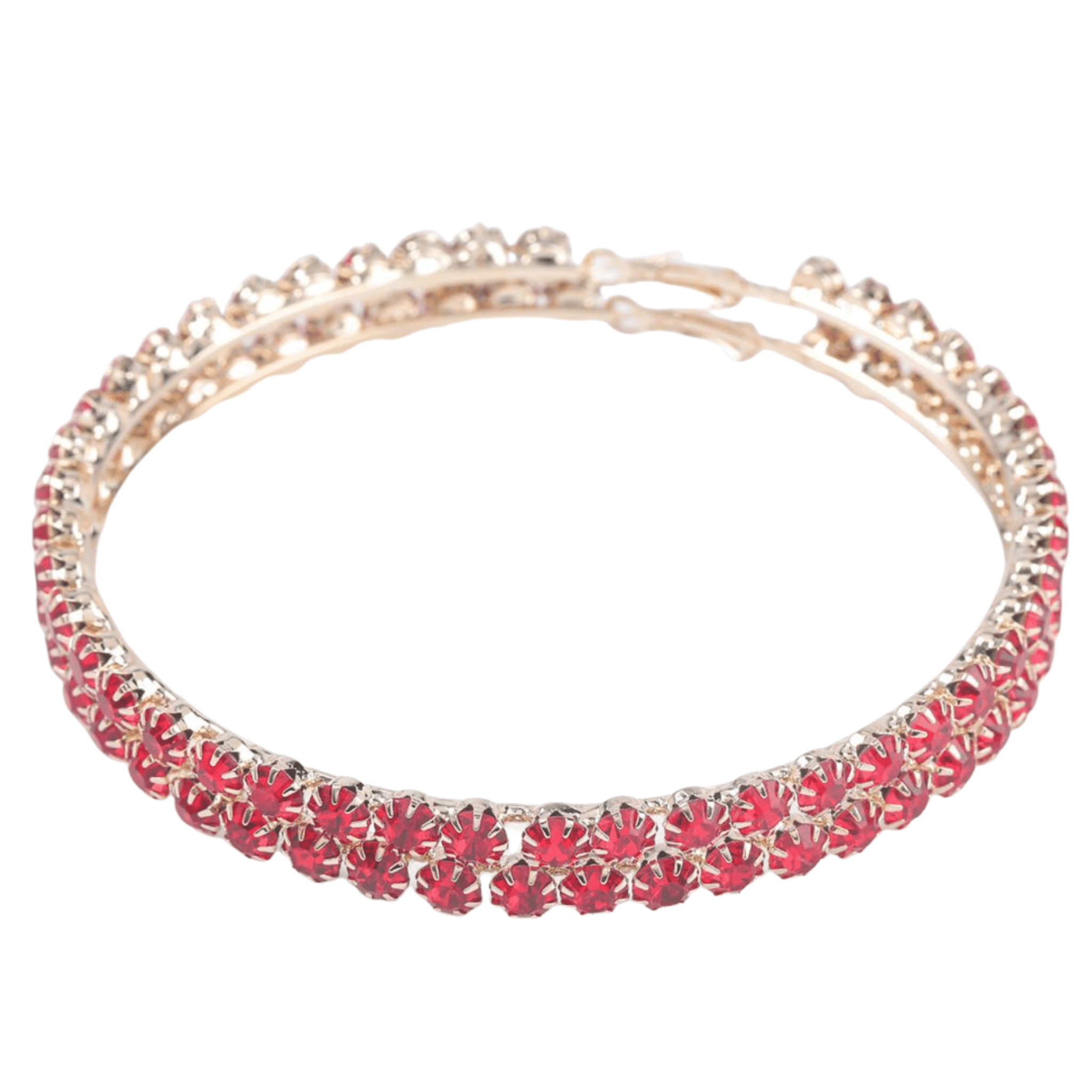 The Royal Dream Crystal Hoop Earrings
